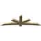 Ekena Millwork Alberta Rough Sawn Timber Gable Bracket, Douglas Fir, 96"W x 32"H x 4"D x 6"F, 8/12 Pitch GBW096X32X0406ALB00RDF - alternate 2